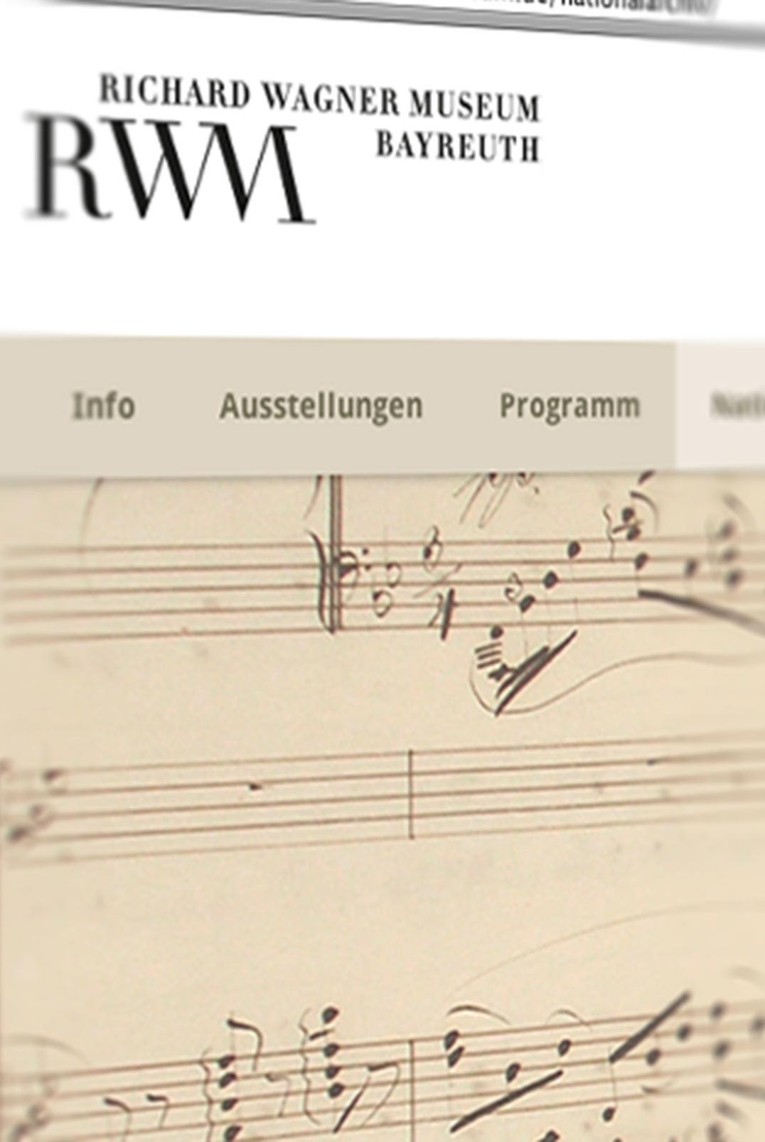 Website Richard Wagner Museum
