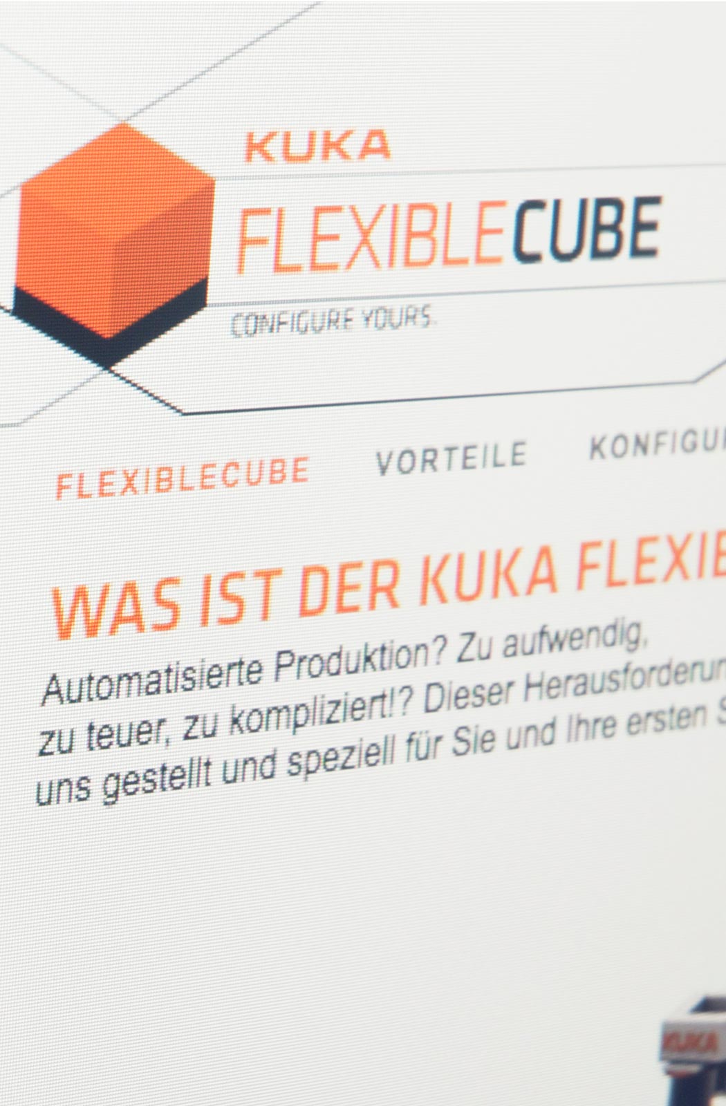 Flexible Cube Microsite